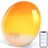 Sunrise Alarm Clock for Heavy Sleepers, Smart Wake Up Light with Sunrise/Sunset Simulation, App Controlled, Natural Sounds & FM Radio, 7 Alarms & Snooze, 11 Colors Night Light...