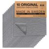 SUPERSCANDI 10 Pack Swedish Dish Cloths for Kitchen - 100% Biodegradable & Compostable | Washable Kitchen Cloths, Food-Safe & Without Plastic - Reusable Paper Towel for Any...