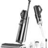 Tineco Floor ONE S5 Combo 2-in-1 Smart Cordless Wet-Dry Vacuum Cleaner and HandVac, Great for Sticky Messes and Pet Hair, Lightweight, Ultra-Quiet, with Smart Display, Wi-Fi,...