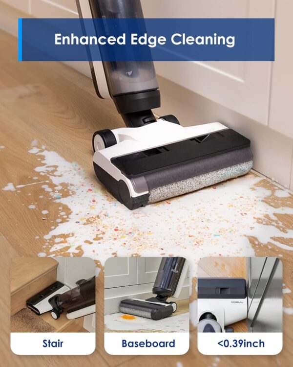Tineco Floor ONE S5 Combo 2-in-1 Smart Cordless Wet-Dry Vacuum Cleaner and HandVac, Great for Sticky Messes and Pet Hair, Lightweight, Ultra-Quiet, with Smart Display, Wi-Fi,...