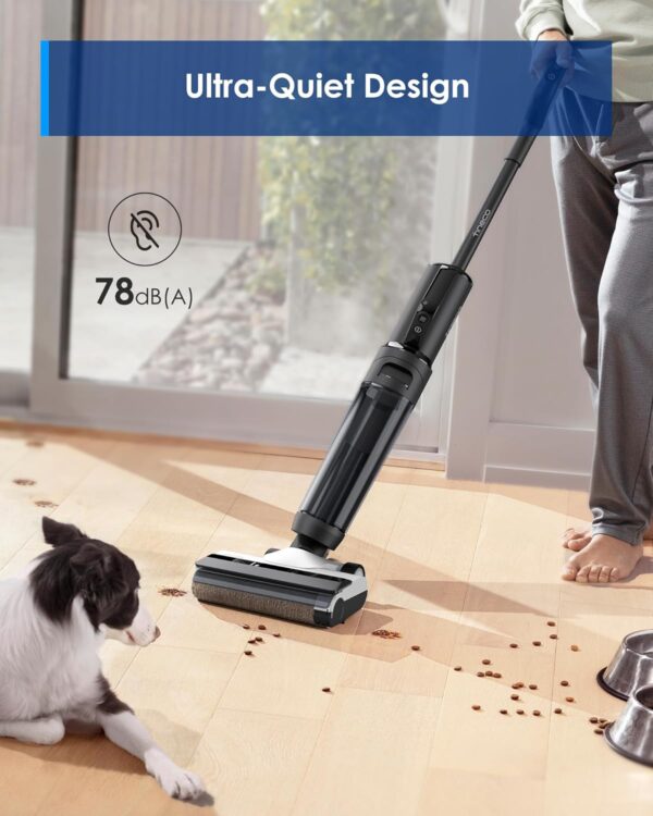 Tineco Floor ONE S5 Combo 2-in-1 Smart Cordless Wet-Dry Vacuum Cleaner and HandVac, Great for Sticky Messes and Pet Hair, Lightweight, Ultra-Quiet, with Smart Display, Wi-Fi,...