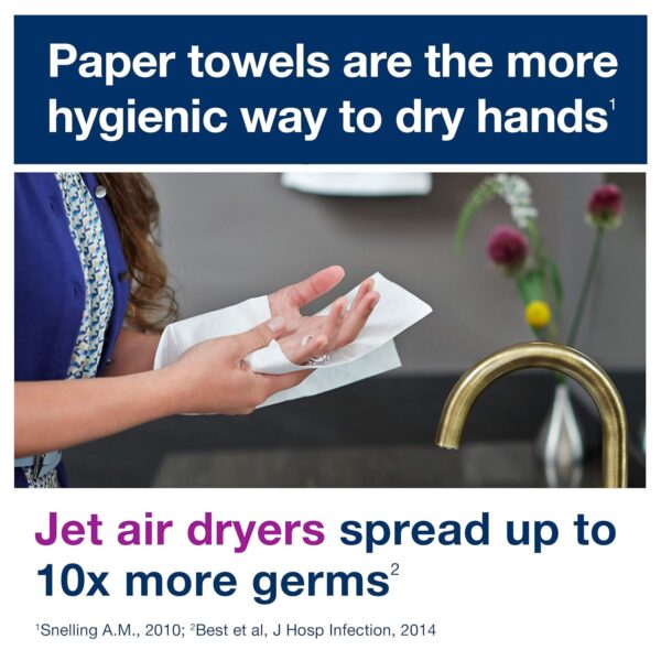 Tork Universal MK520A Multifold Paper Hand Towel, 1-Ply, 9.5" Width x 9.13" Length, Natural, (Case of 16 Packs, 250 per Pack, 4,000 Towels)