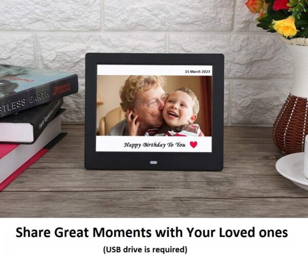 【Upgraded】 Dementia Clock 2.0 with 20 Alarms Custom Reminders, 8" Large Calendar Day Clock, AM/PM, Auto DST, 6 Display, 10 Levels Auto Dimmer, 8 Inch Clock with Day & Date for...