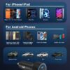 USB C Car Charger, 3-Port 67W Super Fast Charging Dual USB-C & USB-A Car Charger Accessories Cigarette Lighter Adapter for iPhone 17 16e 16 15 14 13 12 11 Pro Max, iPad, Galaxy,...