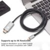 USB C to HDMI Cable, USB Type-C to HDMI Cable Thunderbolt 3/4 Port 4K for New MacBook/pro iPad Pro 2018 iMac Chromebook Pixel Dell XPS 13/15 Galaxy S8/S9 S8/S9 Plus Note8 (6ft)