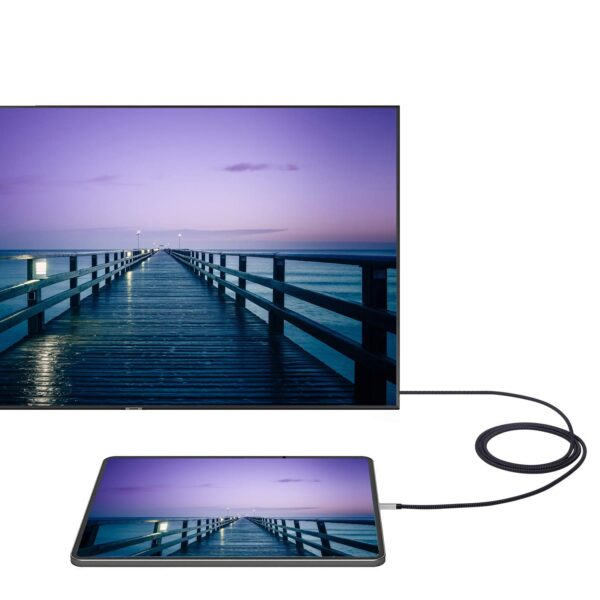 USB C to HDMI Cable, USB Type-C to HDMI Cable Thunderbolt 3/4 Port 4K for New MacBook/pro iPad Pro 2018 iMac Chromebook Pixel Dell XPS 13/15 Galaxy S8/S9 S8/S9 Plus Note8 (6ft)