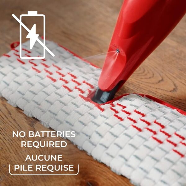 Vileda ProMist MAX Microfibre Spray Mop | Safe on All Floor Types | Choose Your Own Cleaning Solution | Machine Washable & Reusable Dual-Sided Microfibre Mop Head | No Batteries...